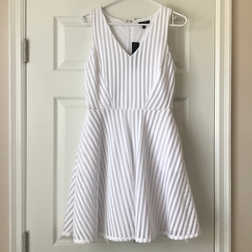 A line Ribbed Dress